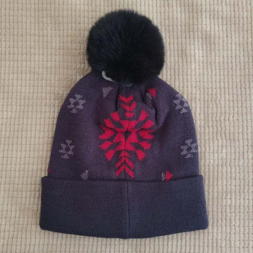 NWT Simply Southern SIMPLY BEANIE 0223 Aztec‎ Print Beanie with Pompom